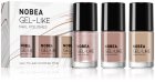 NOBEA Day-to-Day 3-Piece Gel-like Nail Polish set nail polish set Coffee Time