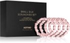 Notino Silk Collection Small Scrunchie Set Haargummi-Set aus Seide Pink Farbton