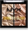 NYX Professional Makeup Born To Glow Icy Highlighter paleta rozjasňovačů