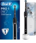 Oral B PRO 750 Cross Action Black Edition elektromos fogkefe tokkal