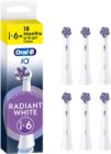 Oral-B iO Radiant White têtes de remplacement pour brosse à dents avec des fibres blanchissantes