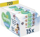 Pampers Harmonie Aqua Paw Patrol vlhčené čisticí ubrousky pro děti