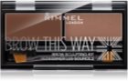Rimmel Brow This Way paleta pentru machiaj sprancene
