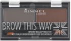Rimmel Brow This Way paleta pentru machiaj sprancene