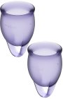 Satisfyer Feel Confident Menstrual Cup menstruační kalíšek Purple
