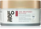 Schwarzkopf Professional Blondme All Blondes Rich tápláló maszk vastag szálú haj