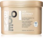 Schwarzkopf Professional Blondme All Blondes Detox detoxikační a čisticí maska pro blond a melírované vlasy