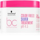Schwarzkopf Professional BC Bonacure Color Freeze Silver maszk semlegesíti a sárgás tónusokat