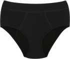 Snuggs Incontinence Recycled Nylon Super Heavy Black pralne hlačke za inkontinenco