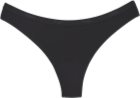 Snuggs Period Underwear Brazilian: Light Flow Black менструални бикини от плат за слаба менструация