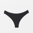 Snuggs Period Underwear Brazilian: Light Flow Black менструални бикини от плат за слаба менструация