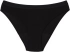 Snuggs Brief Medium Black менструални бикини от плат за средна менструация