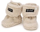 T-TOMI TEDDY Booties Cream baby shoes