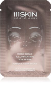 111SKIN Rose Gold maschera idratante illuminante per gli occhi