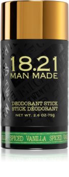 18.21 Man Made Spiced Vanilla tuhý deodorant bez obsahu hliníkových solí