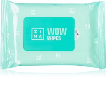 3INA Skincare The WOW Wipes lingettes nettoyantes et démaquillantes