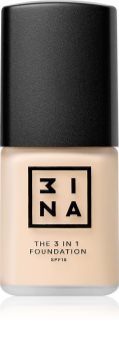 3INA The 3 in 1 Foundation podkład o przedłużonej trwałości SPF 15