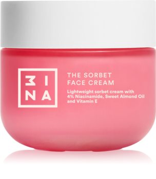 3INA Skincare The Sorbet Face Cream könnyű hidratáló krém az arcra