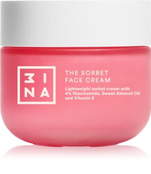 3INA Skincare The Sorbet Face Cream легкий зволожуючий крем для обличчя