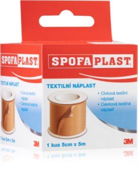 3M Spofaplast Cívková textilní náplast 5 cm x 5 m pevná cívková náplast ke stříhání