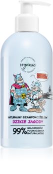 4Organic Kajko & Kokosz Wild Berries shampoo e gel detergente 2 in 1 per bambini