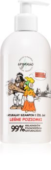 4Organic Kajko & Kokosz Wild Strawberries Shampoo und Waschgel 2in1 für Kinder