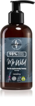 4Organic Mr. Wild Coffee tisztító gél szakállra, arcra és hajra