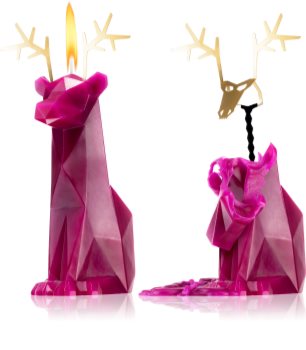 54 Celsius PyroPet DYRI (Reindeer) kerze burgundy