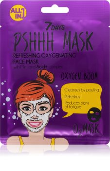 7DAYS PSHHH тканинна маска з очищуючим ефектом
