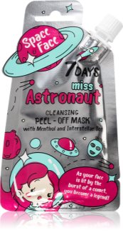 7DAYS SPACE FACE Miss Astronaut čistiaca zlupovacia maska