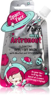 7DAYS SPACE FACE Miss Astronaut čistilna luščilna maska