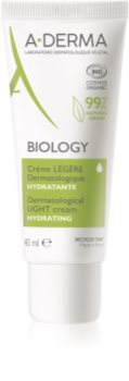 A-Derma Biology crema hidratante ligera  para pieles normales y mixtas