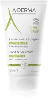 A-Derma Original Care feuchtigkeitsspendende Creme für Hände und Fingernägel mit Hyaluronsäure