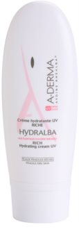 A-Derma Hydralba crema hidratante para pieles secas SPF 20