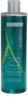 A-Derma Phys-AC пенлив почистващ гел за проблемна кожа, акне