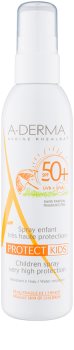 A-Derma Protect Kids Beschermende Zonnelotion in spray SPF 50+ voor Kinderen
