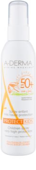 A-Derma Protect Kids Sunscreen Lotion in Spray with SPF 50+ for Kids