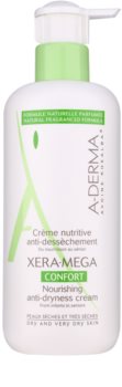 A-Derma Xera-Mega Confort поживний крем для обличчя та тіла для сухої та дуже сухої шкіри