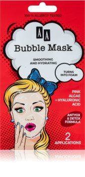 AA Cosmetics AA Bubble Mask hidratantna maska za zaglađivanje