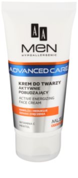 AA Cosmetics Men Advanced Care енергизиращ крем за лице