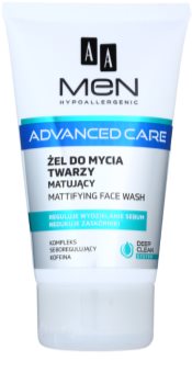 AA Cosmetics Men Advanced Care матирующий очищающий гель для лица