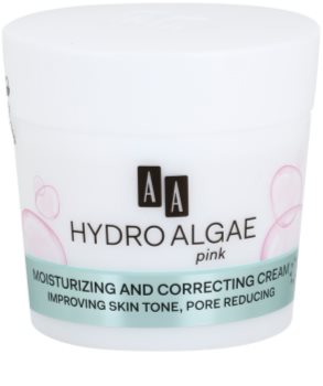 AA Cosmetics Hydro Algae Pink crema unificante per idratare la pelle e restringere i pori