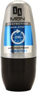 AA Cosmetics Men Sensitive roll-on antibacteriano sem perfume