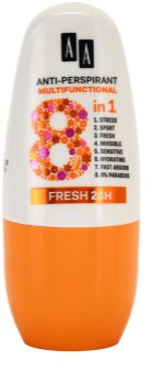 AA Cosmetics Multifunctional Fresh 24H Antitranspirant-Deoroller 8 in 1