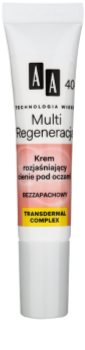AA Cosmetics Age Technology Multi Regeneration creme vitalizador contra olheiras 40+