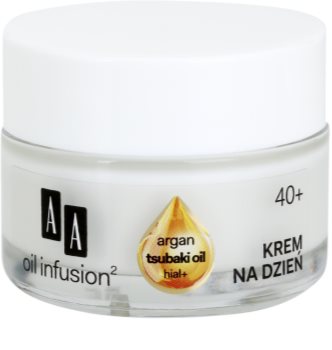 AA Cosmetics Oil Infusion2 Argan Tsubaki 40+ дневной крем для восстановления упругости кожи с антивозрастным эффектом