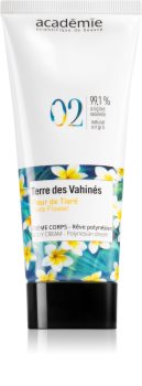 Académie Scientifique de Beauté Terre des Vahinés Body Cream Polynesian Dream lengvos tekstūros maitinamasis ir drėkinamasis kūno losjonas su sviestmedžių aliejumi