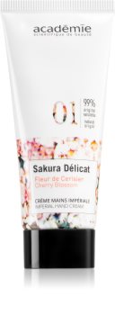 Académie Scientifique de Beauté Sakura Délicat Imperial Hand Cream creme hidratante para mãos e unhas com vitamina E