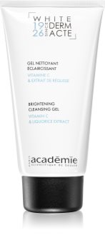 Académie Scientifique de Beauté Derm Acte Whitening почистващ гел за озаряване на лицето