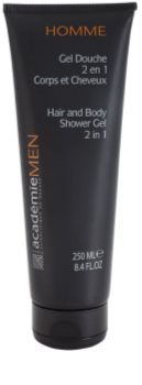 Academie Men gel de ducha para cabello y cuerpo 2 en 1